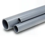 مواسير UPVC مقاس 2 إنش سمك 1.8 مم لون رمادي متينة لإمدادات المياه
