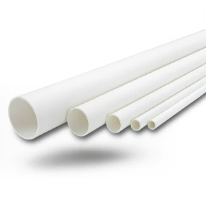 UPVC Pipes Nominal Pressure 21.7 Bar 1 inch Diameter 2.46 mm Thickness White