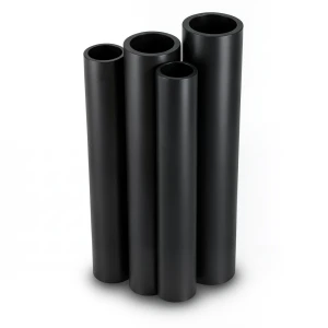 مواسير HDPE PE 80 ضغط 12.5 بار قطر خارجي 180 مم سمك 16.4 مم لون أسود