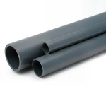 UPVC Pipes Nominal Pressure 9 Bar Size 2 1/2 inch Thickness 3 mm Dark Gray