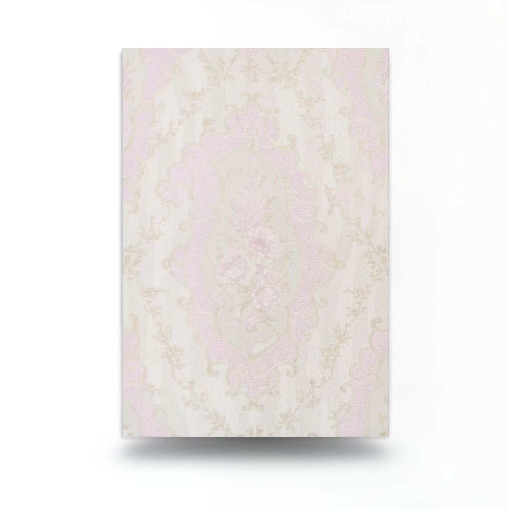Italian Wall Covering Pale Beige with Pink, 10 m x 0.73 m, Model 27002