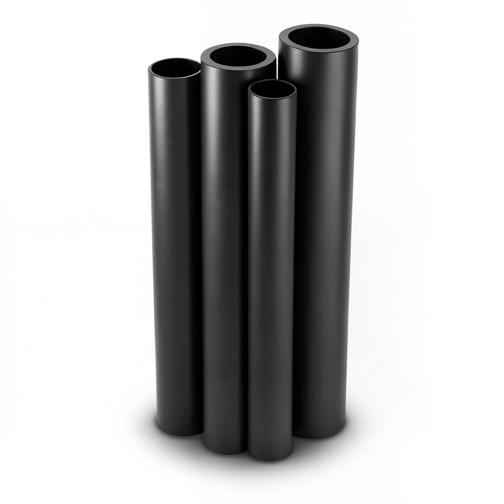 مواسير HDPE الراجحي PE 63 ضغط 15.9 بار قطر خارجي 500 مم سمك 68.3 مم لون أسود
