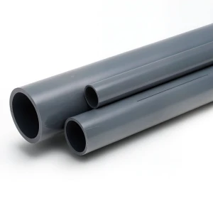 مواسير UPVC ضغط اسمي 6 بار مقاس 3 إنش سمك 2.9 مم لون رمادي غامق