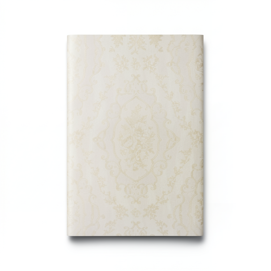Italian Wallpaper 10m x 0.73m Light Beige, Model 27011