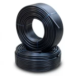 HDPE Pipes PE 63 Pressure 15.9 Bar Diameter 25 mm Thickness 3.5 mm Black