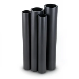 مواسير HDPE الراجحي PE 63 ضغط 15.9 بار قطر خارجي 160 مم سمك 21.9 مم لون أسود