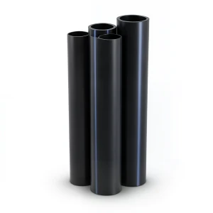 أنابيب HDPE PE 80 ضغط 12.5 بار قطر خارجي 160 مم سمك 14.6 مم لون أسود