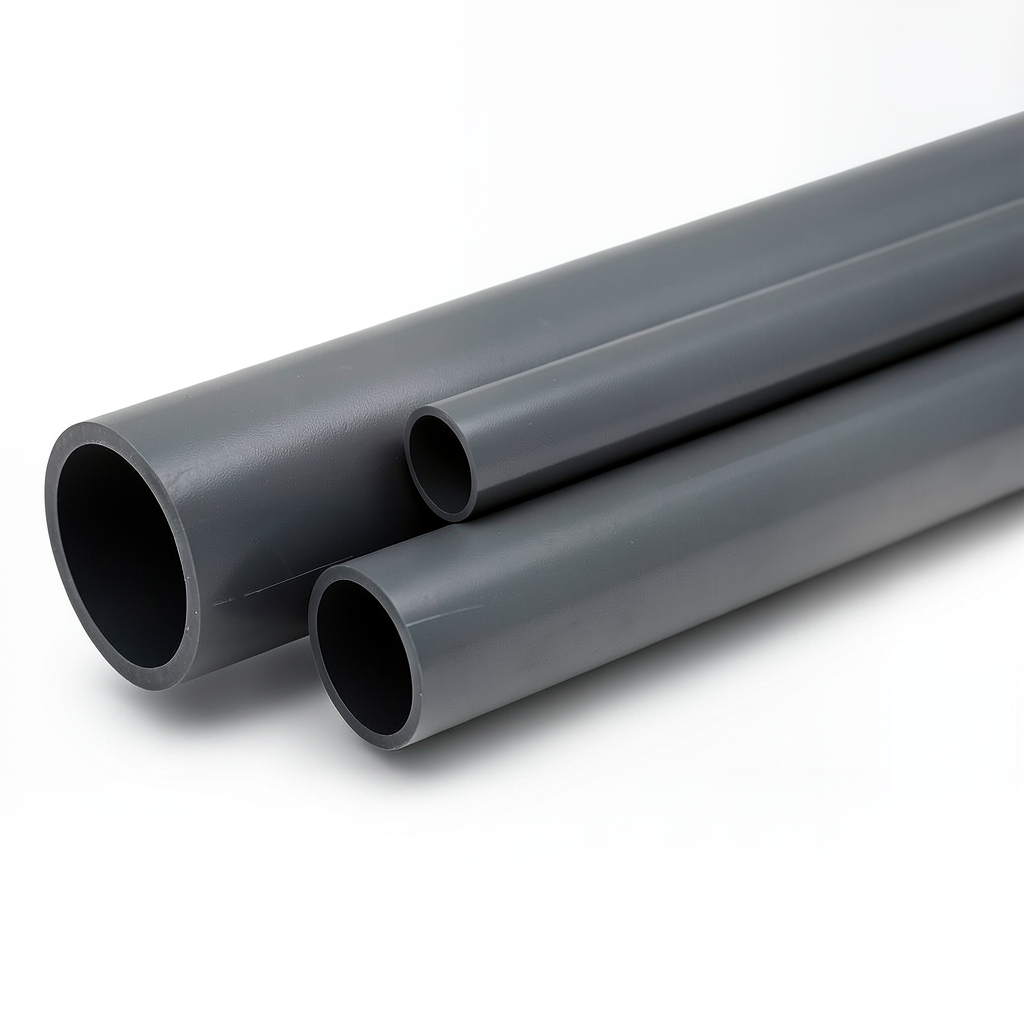 UPVC Pipes Size 1½ Inch Thickness 5.1 mm Dark Gray