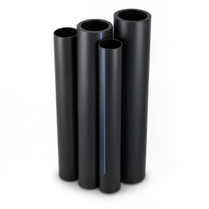 مواسير HDPE الراجحي PE 63 ضغط 15.9 بار قطر خارجي 250 مم سمك 34.2 مم لون أسود
