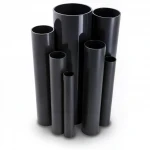 UPVC Pipes Modern Technology Nominal Pressure 2.5  Bar Size 630  mm Thickness 5 mm Black Colour