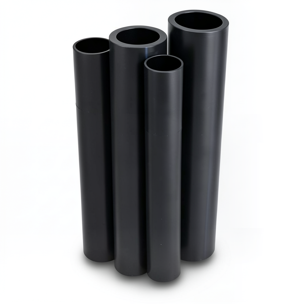 Al-Rajhi HDPE Pipes PE 63 Pressure 15.9 Bar Diameter 315 mm Thickness 43.1 mm Black