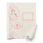 British Youth and Children Wallpaper 10m x 0.53m Pale Beige Pink