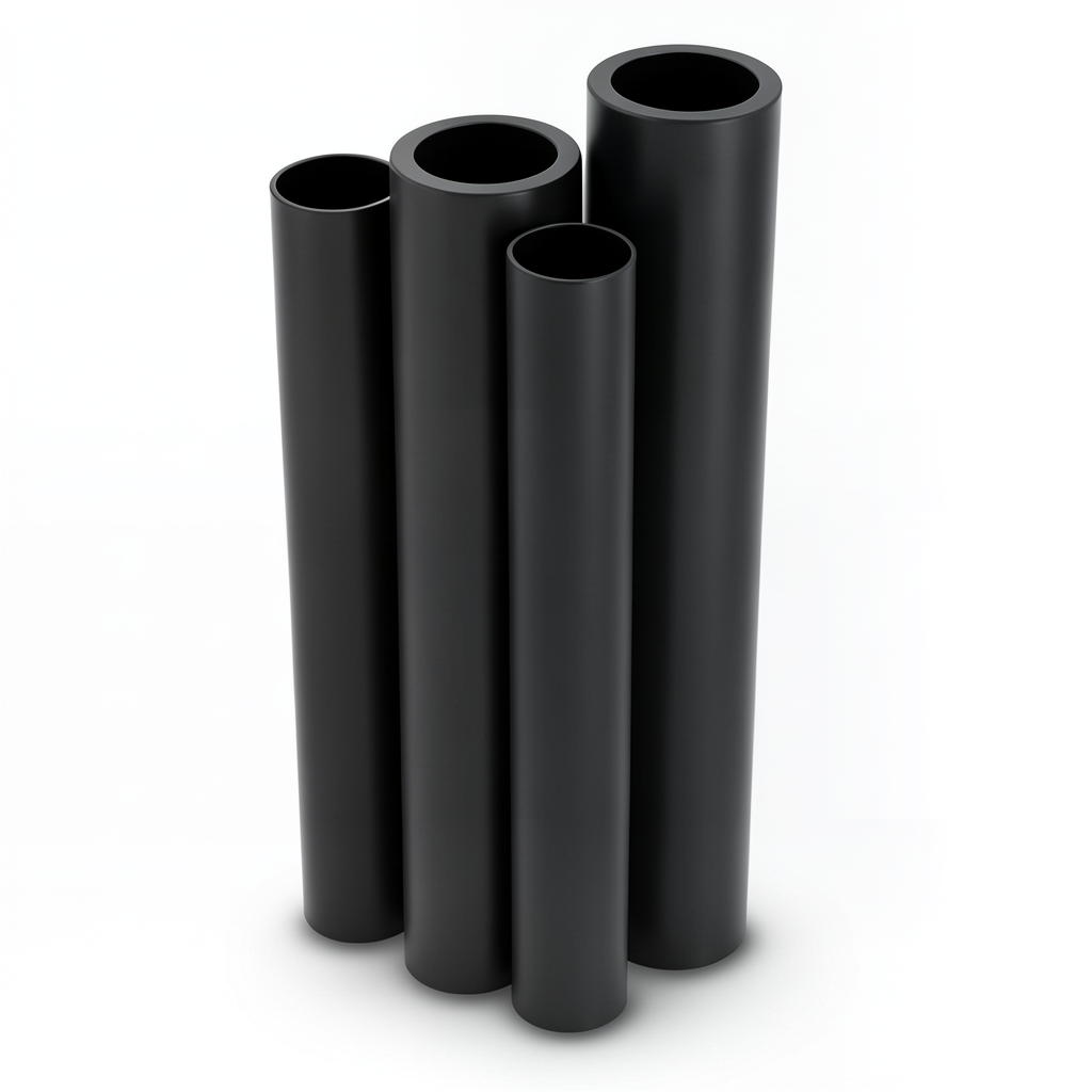 مواسير HDPE الراجحي PE 63 ضغط 15.9 بار قطر خارجي 355 مم سمك 48.5 مم لون أسود
