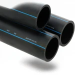 أنابيب HDPE السعودي  PE 100 ضغط 16 بار قطر خارجي 450 مم سمك 40.9 مم لون اسود