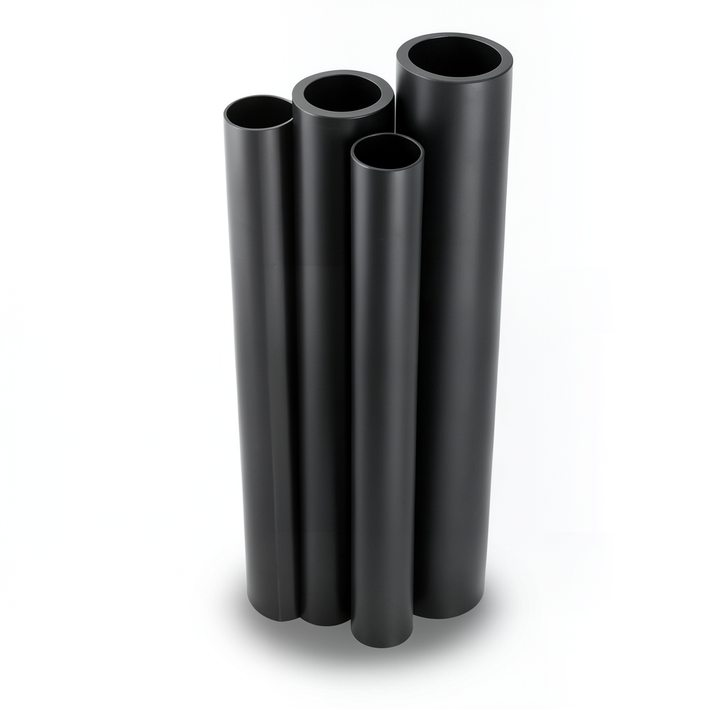 مواسير HDPE الراجحي PE 63 ضغط 15.9 بار قطر خارجي 400 مم سمك 54.7 مم لون أسود