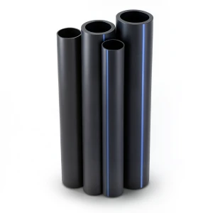مواسير HDPE PE 80 ضغط 12.5 بار قطر خارجي 180 مم سمك 16.4 مم لون أسود