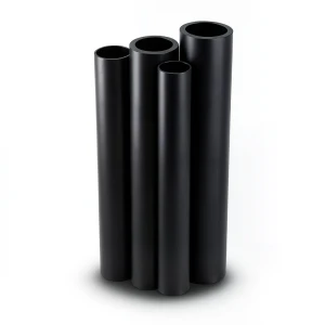 HDPE Pipes PE 80 Pressure 12.5 Bar Outside Diameter 140 mm Thickness 12.7 mm Black