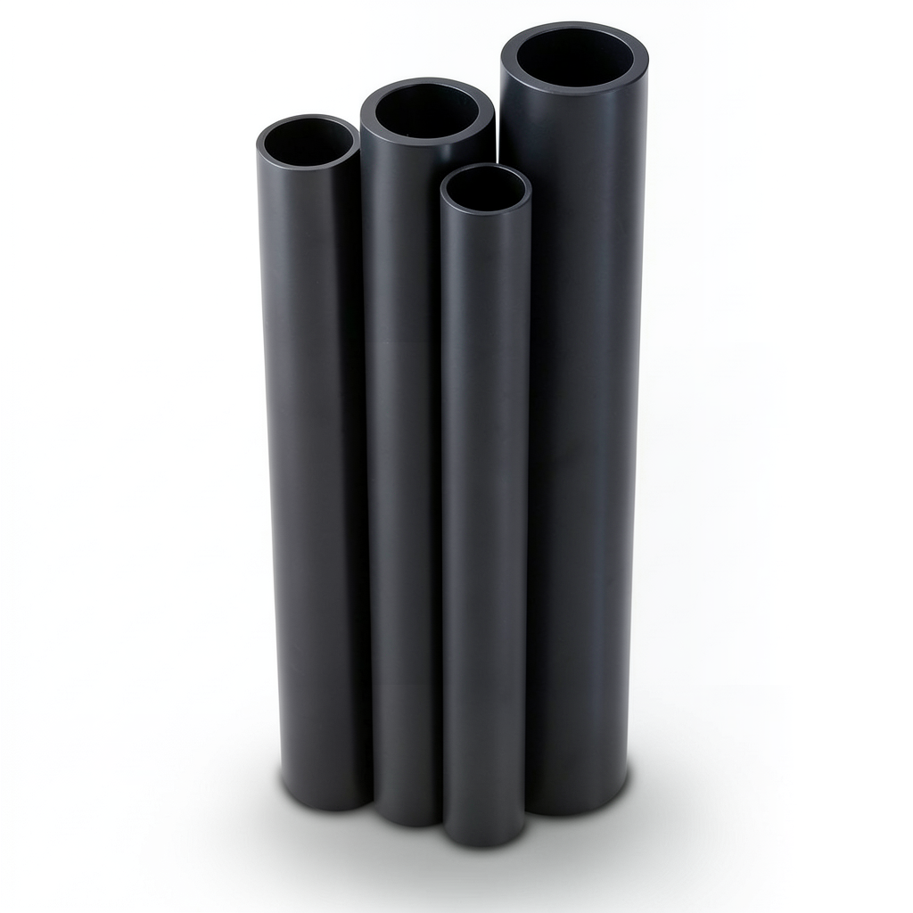 Al-Rajhi HDPE Pipes PE 100 Pressure 16 Bar Outside Diameter 140 mm Thickness 12.7 mm Black