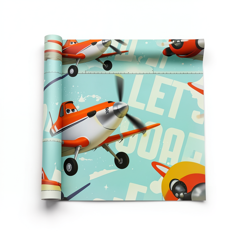 Youth and Children Wallpaper 10m x 0.53m Multicolor, Model 90041