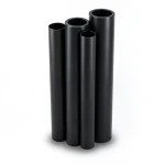 أنابيب HDPE PE 80 ضغط 12.5 بار قطر خارجي 160 مم سمك 14.6 مم لون أسود