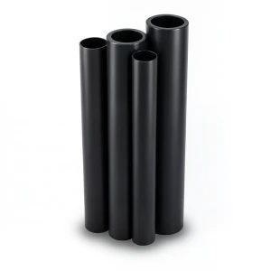 أنابيب HDPE PE 80 ضغط 12.5 بار قطر خارجي 160 مم سمك 14.6 مم لون أسود