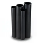 مواسير HDPE PE 63 ضغط 15.9 بار قطر 225 مم سمك 30.8 مم أسود