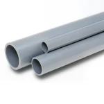 مواسير UPVC مقاس 4 إنش سمك 2.3 مم لون رمادي
