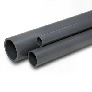 UPVC Pipes Nominal Pressure 6 Bar Size 5 Inch Thickness 3.8 mm Dark Gray