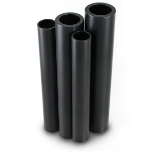 مواسير HDPE الراجحي PE 63 ضغط 15.9 بار قطر خارجي 250 مم سمك 34.2 مم لون أسود