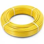 أنابيب HDPE الراجحي  PE 100 ضغط 10 بار قطر خارجي 25 مم سمك 3 مم لون أصفر 