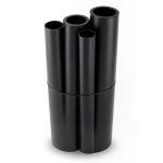 HDPE Pipes PE 63 Pressure 15.9 Bar Diameter 280 mm Thickness 38.3 mm Black