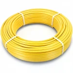 أنابيب HDPE الراجحي  PE 100 ضغط 10 بار قطر خارجي 32 مم سمك 3 مم لون أصفر 