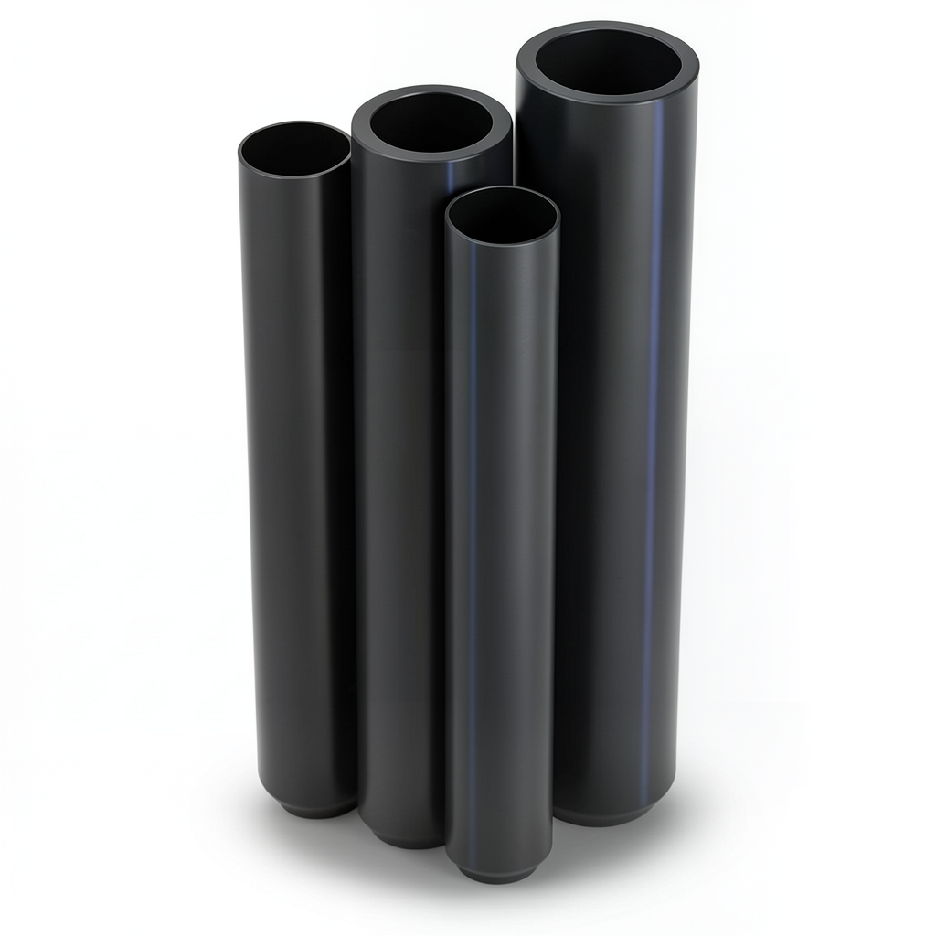 Al-Rajhi HDPE Pipes PE 63 Pressure 15.9 Bar Diameter 315 mm Thickness 43.1 mm Black