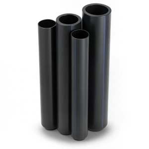 مواسير HDPE الراجحي PE 63 ضغط 15.9 بار قطر خارجي 315 مم سمك 43.1 مم لون أسود