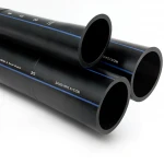 أنابيب HDPE السعودي PE 100 ضغط 16 بار قطر خارجي 500 مم سمك 45.4 مم لون اسود