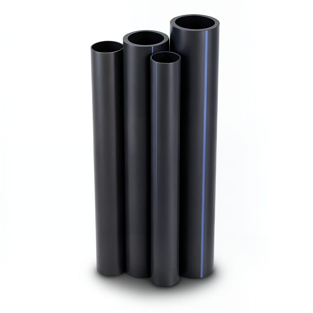 Al-Rajhi HDPE Pipes PE 63 Pressure 15.9 Bar Diameter 355 mm Thickness 48.5 mm Black