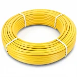 أنابيب HDPE الراجحي  PE 80 ضغط 8 بار قطر خارجي 32 مم سمك 3 مم لون أصفر 