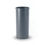 مواسير UPVC 6 إنش ضغط اسمي 15 بار سمك 10.8 مم لون رمادي غامق