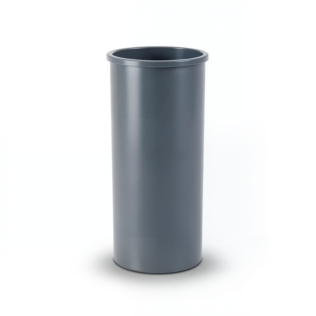 مواسير UPVC 6 إنش ضغط اسمي 15 بار سمك 10.8 مم لون رمادي غامق