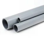 مواسير UPVC مقاس 6 إنش سمك 3.1 مم لون رمادي