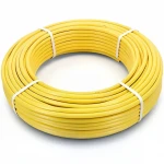 أنابيب HDPE الراجحي  PE 100 ضغط 10 بار قطر خارجي 32 مم سمك 3 مم لون أصفر 