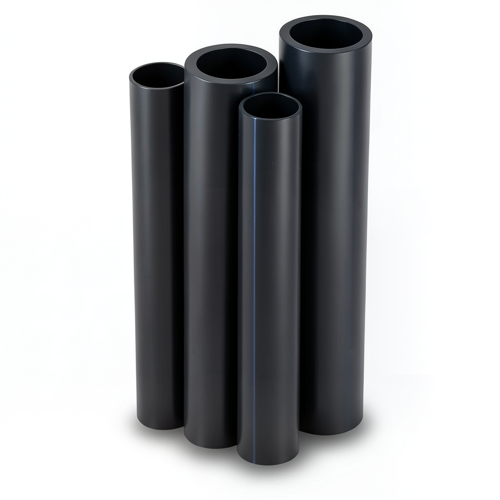 مواسير HDPE الراجحي PE 63 ضغط 15.9 بار قطر خارجي 450 مم سمك 61.5 مم لون أسود