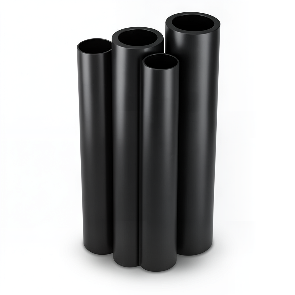 مواسير HDPE الراجحي PE 63 ضغط 15.9 بار قطر خارجي 500 مم سمك 68.3 مم لون أسود