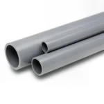 مواسير UPVC مقاس ½ إنش سمك 1.52 مم طول 6 متر لون رمادي