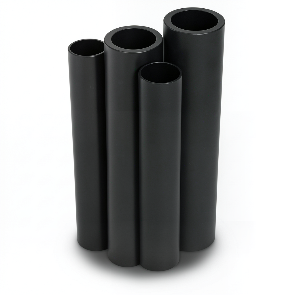 Al-Rajhi HDPE Pipes PE 100 Pressure 16 Bar Outside Diameter 280 mm Thickness 25.4 mm Black