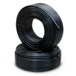 HDPE Pipes PE 63 Pressure 15.9 Bar Diameter 25 mm Thickness 3.5 mm Black