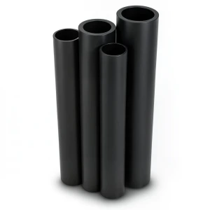 HDPE Pipes PE 80 Pressure 12.5 Bar Outside Diameter 200 mm Thickness 18.2 mm Black