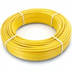 أنابيب HDPE الراجحي  PE 80 ضغط 8 بار قطر خارجي 40 مم سمك 3.7 مم لون أصفر 