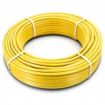 أنابيب HDPE الراجحي  PE 80 ضغط 8 بار قطر خارجي 50 مم سمك 4.6 مم لون أصفر 
