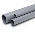 UPVC Pipes 5 Inch Thickness 2.6 mm Gray Color